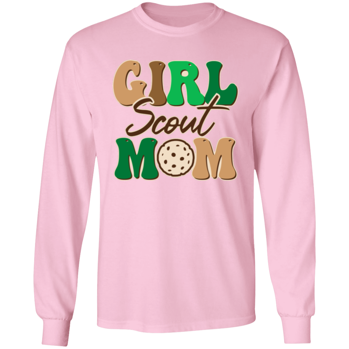 Girl Scout Mom Adult  Long Sleeve T-Shirt 5.3 oz.