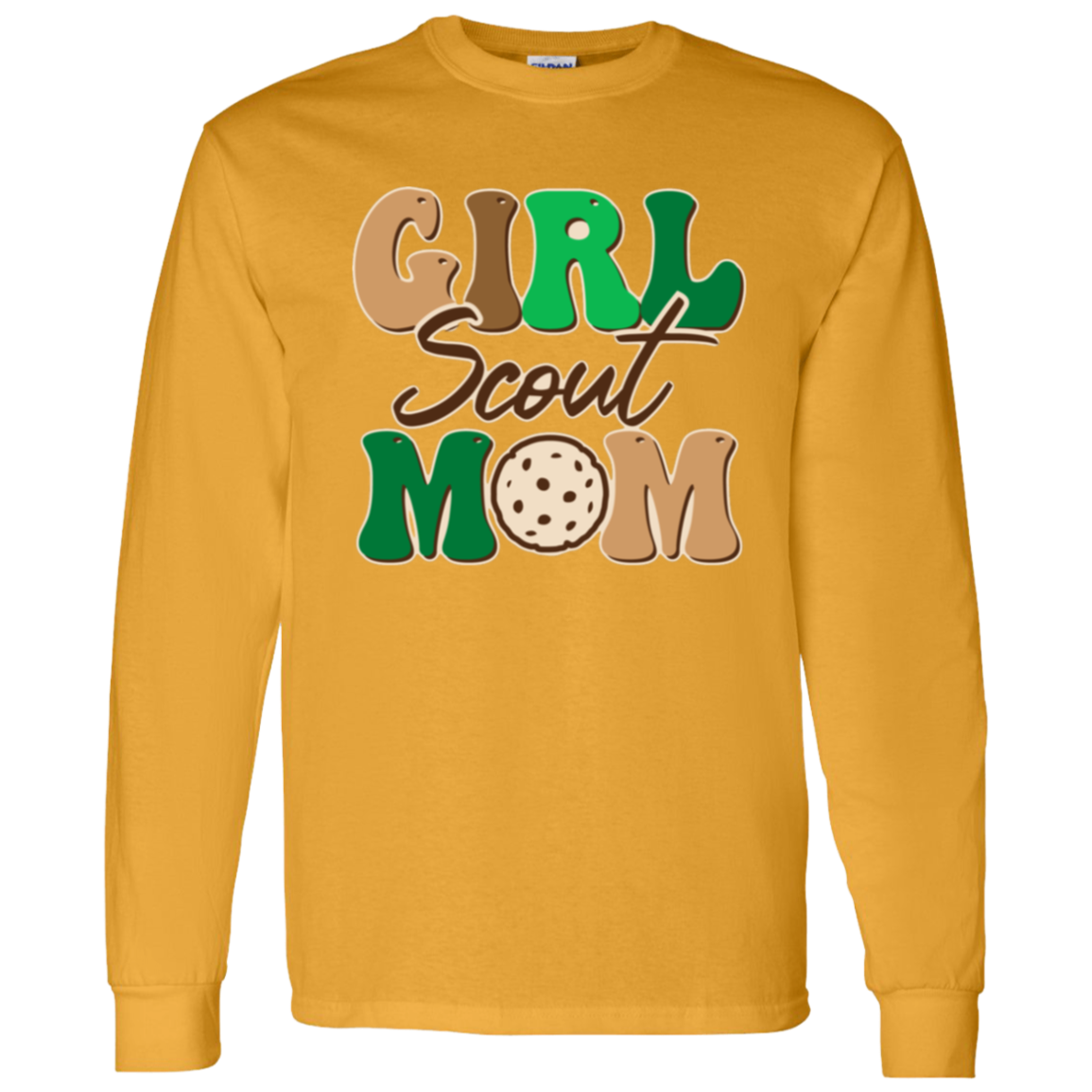 Girl Scout Mom Adult  Long Sleeve T-Shirt 5.3 oz.