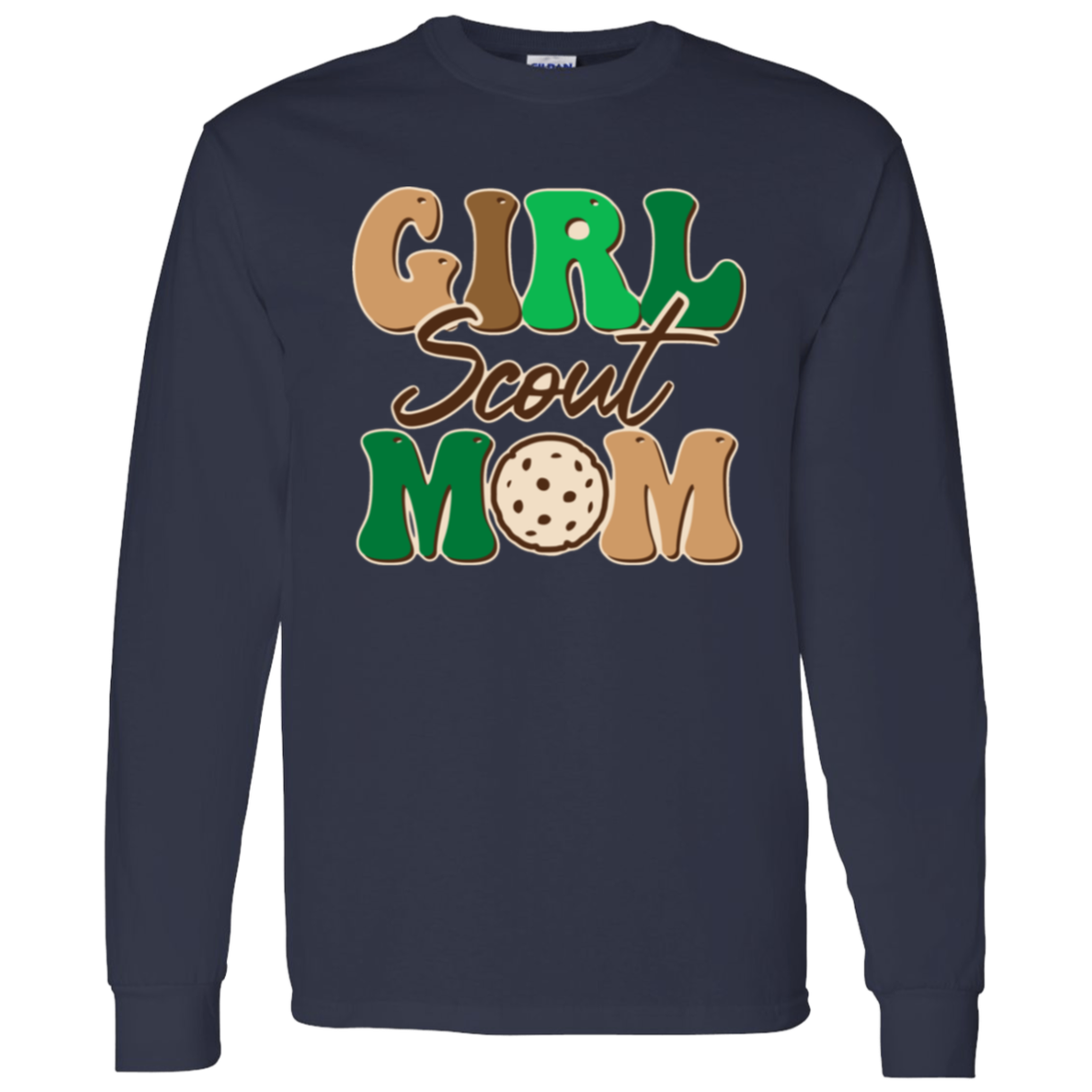 Girl Scout Mom Adult  Long Sleeve T-Shirt 5.3 oz.