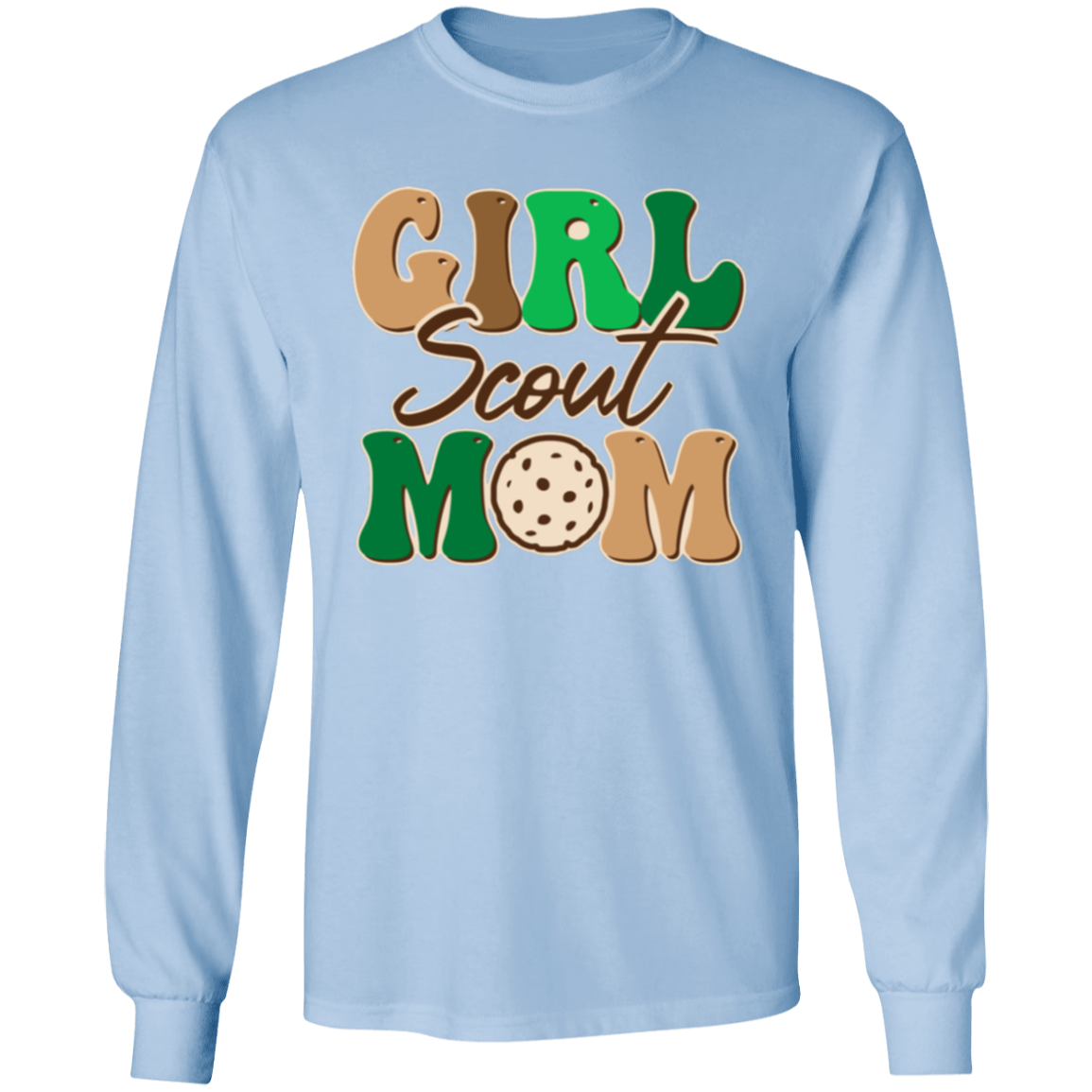 Girl Scout Mom Adult  Long Sleeve T-Shirt 5.3 oz.