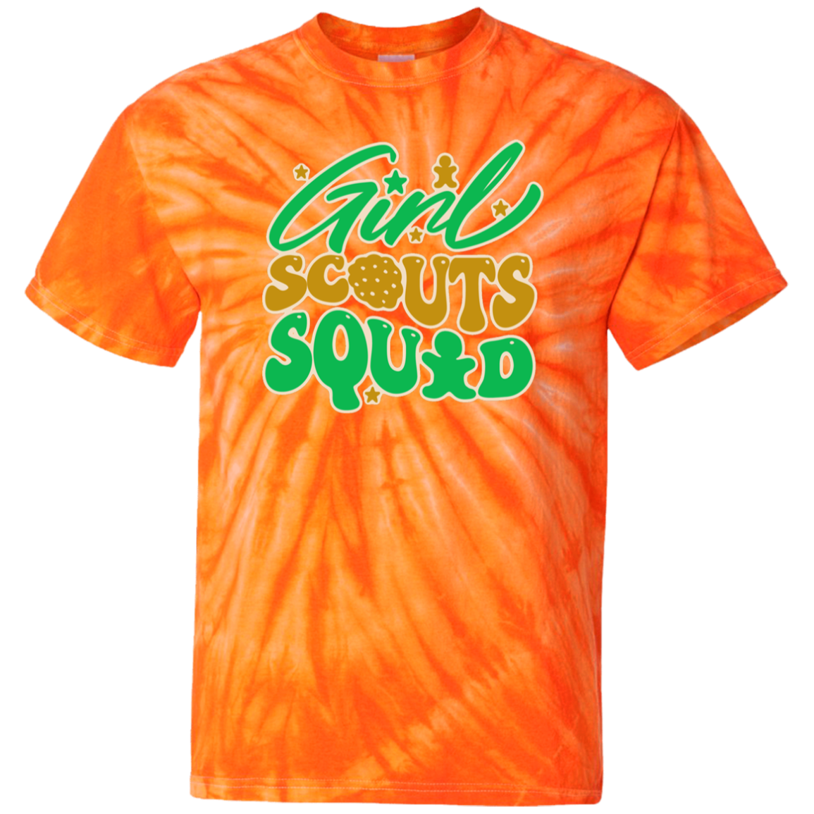 Girl Scout Squad #2 Adult Tie Dye T-Shirt