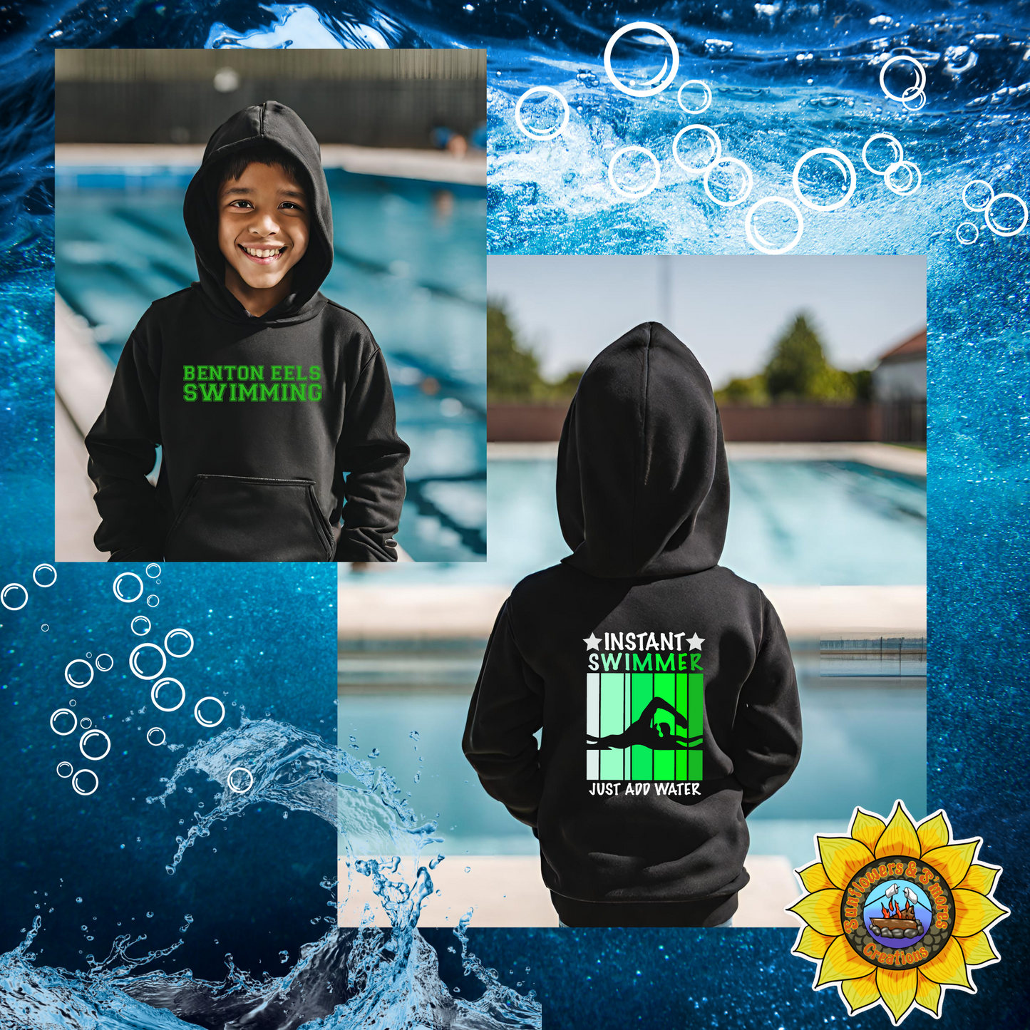 YOUTH HOODIE - INSTANT SWIMMER