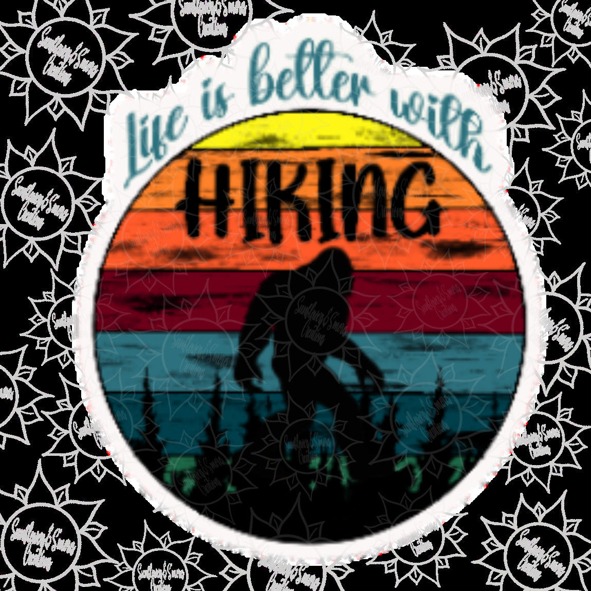 Life is better with hiking Digital PNG Design